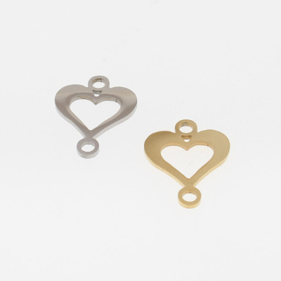 Surgical steel heart connector