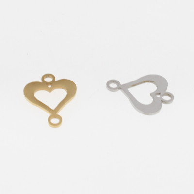 Surgical steel heart connector