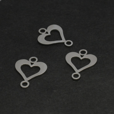 Surgical steel heart connector