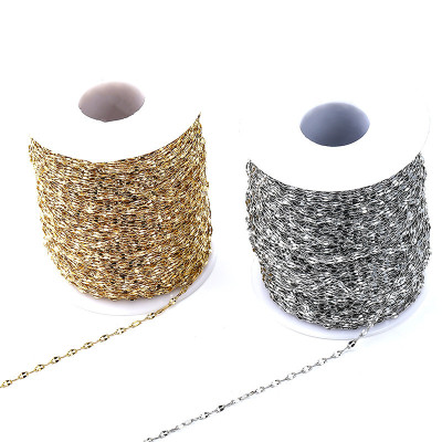 Fine chain 1.8 x 3.7 mm made of surgical steel