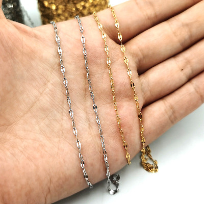 Fine chain 1.8 x 3.7 mm made of surgical steel