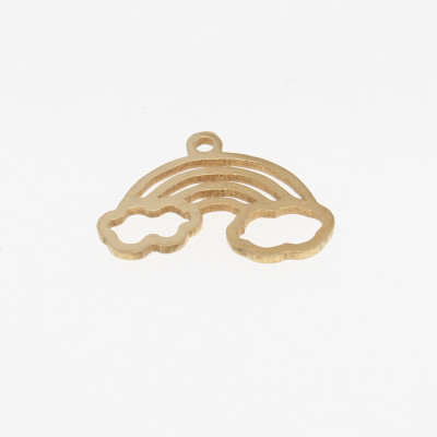 Rainbow pendant in two color combinations made of surgical steel