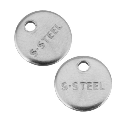 Pendant wheel s-steel made of surgical steel