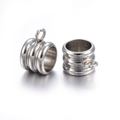 Bead with eyelet surgical steel