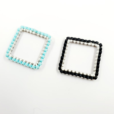 MIYUKI® &amp; TOHO square surgical steel two color variants