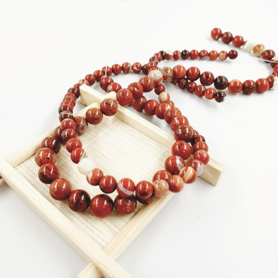 Natural red jasper 8.50 or 6.50 mm SLEEVE