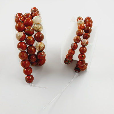 Natural red jasper 8.50 or 6.50 mm SLEEVE