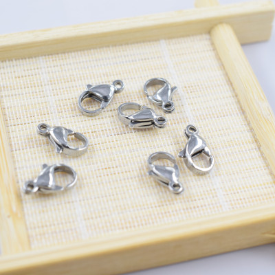 316 Stainless Steel Lobster Claw Clasps 12 x 7mm