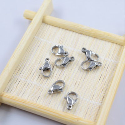 316 Stainless Steel Lobster Claw Clasps 12 x 7mm