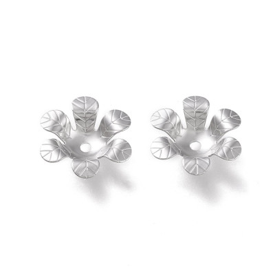 Chapel shaped flower 14.5 mm made of surgical steel