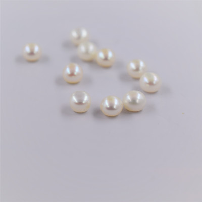 Freshwater white pearl 5-5,5mm semi-drilled