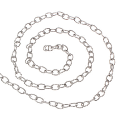 Oval chain 7 x 5mm surgical steel