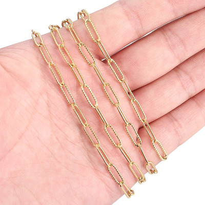 Obdélníková řetízkovina ve dvou barevných kombinacích chirurgická ocel