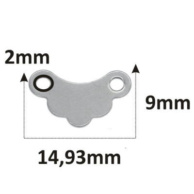 Surgical steel connector