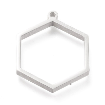 Hexagon mold in two color combinations surgical steel 304