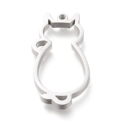 Cat mold in two color combinations surgical steel 304