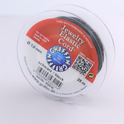 Elastic - Griffin elastic fiber 1mm spool with a length of 25m