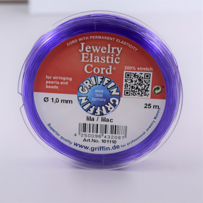 Elastic - Griffin elastic fiber 1mm spool with a length of 25m
