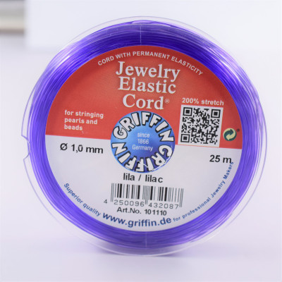 Elastic - Griffin elastic fiber 1mm spool with a length of 25m