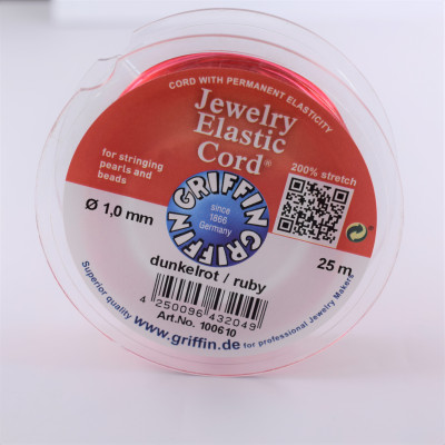 Elastic - Griffin elastic fiber 1mm spool with a length of 25m