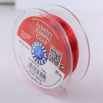 Elastic - Griffin elastic fiber 1mm spool with a length of 25m