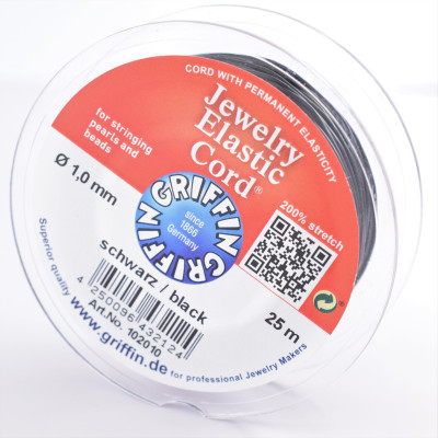 Elastic - Griffin elastic fiber 1mm spool with a length of 25m