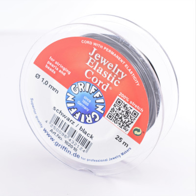 Elastic - Griffin elastic fiber 1mm spool with a length of 25m