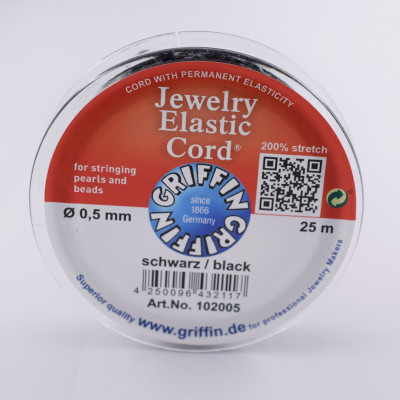 Pruženka - Elastické vlákno Griffin 0,5mm návin o délce 25m