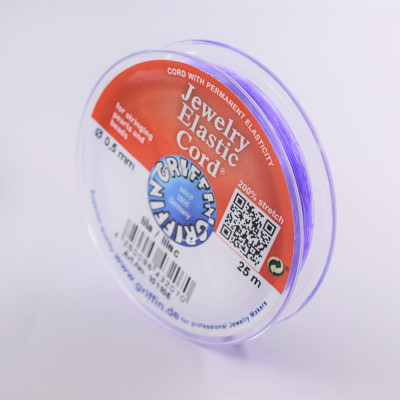 Elastic - Elastic fiber Griffin 0.5 mm spool with a length of 25 m