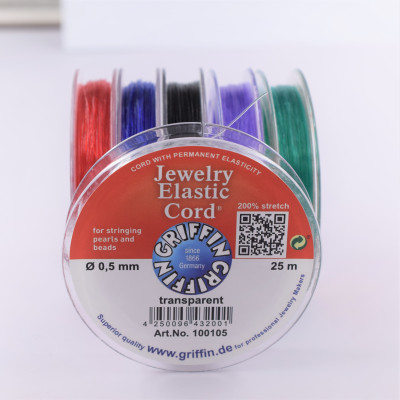 Elastic - Elastic fiber Griffin 0.5 mm spool with a length of 25 m