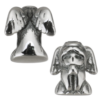 Little angel bead with halo surgical steel