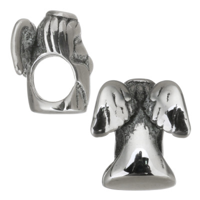 Little angel bead with halo surgical steel