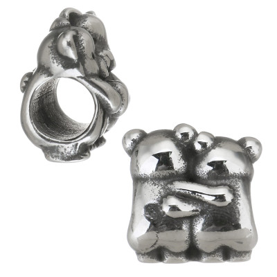 Bead teddy bears of surgical steel