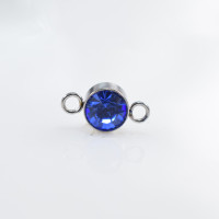 Preciosa Crystal Maxima connector with surgical steel color