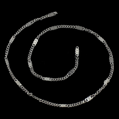 Connector chain eyelet size 1 x 1.50 mm made of surgical steel
