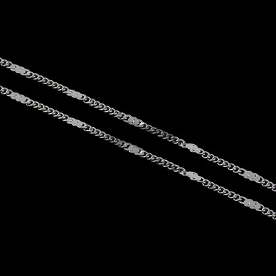 Connector chain eyelet size 1 x 1.50 mm made of surgical steel