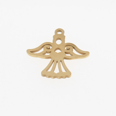 Pendant angel surgical steel two color variants