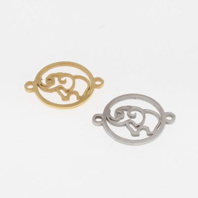 Elephant surgical steel connector two color variants