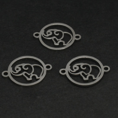 Elephant surgical steel connector two color variants