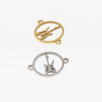 Konektor elektrická kytara ocel dvě barevné varianty