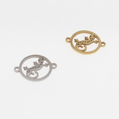 Connector lizard two color variants surgical steel