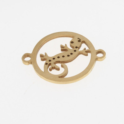 Connector lizard two color variants surgical steel