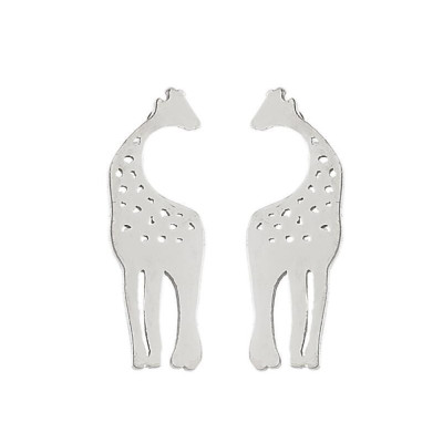 Surgical steel giraffe earrings