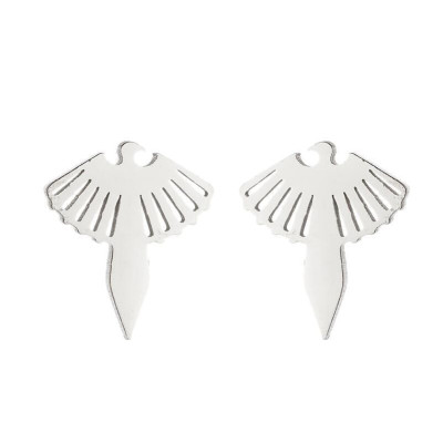 Surgical steel birds earrings