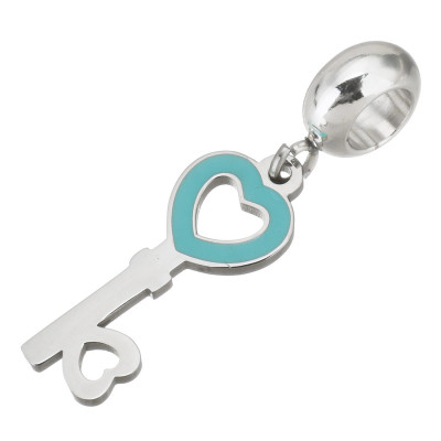 Eyelet pendant key surgical steel