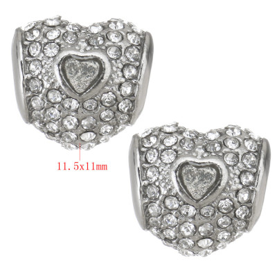 Korálek se šatony a barevným emailem z chirurgické oceli