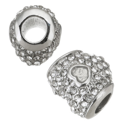 Korálek se šatony a barevným emailem z chirurgické oceli