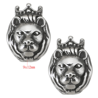 Bead with a large thread the lion king of surgical steel