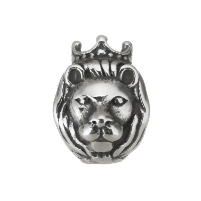 Bead with a large thread the lion king of surgical steel