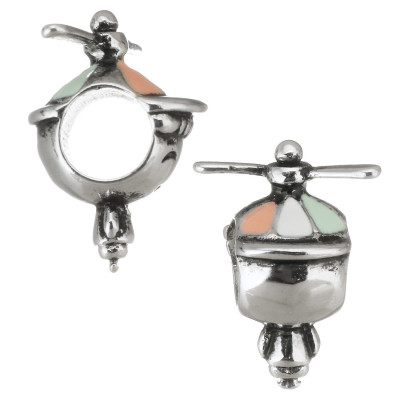 Bead with a large thread baby boy surgical steel